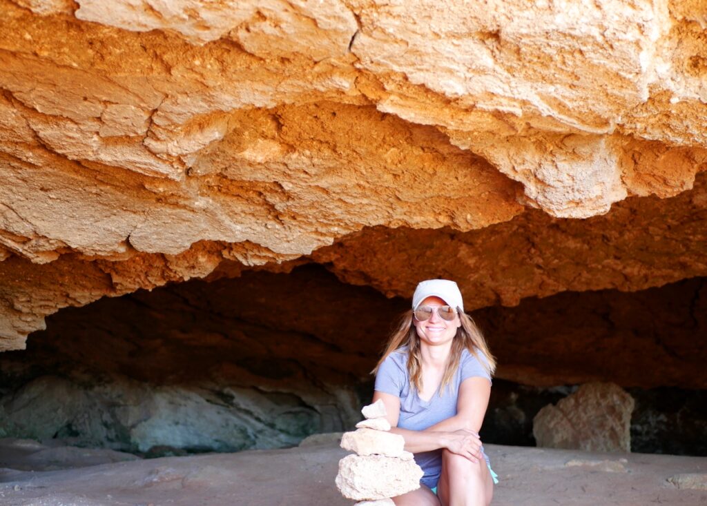 zdjęcie Neetris w jaskini Cyklopa na Cyprze